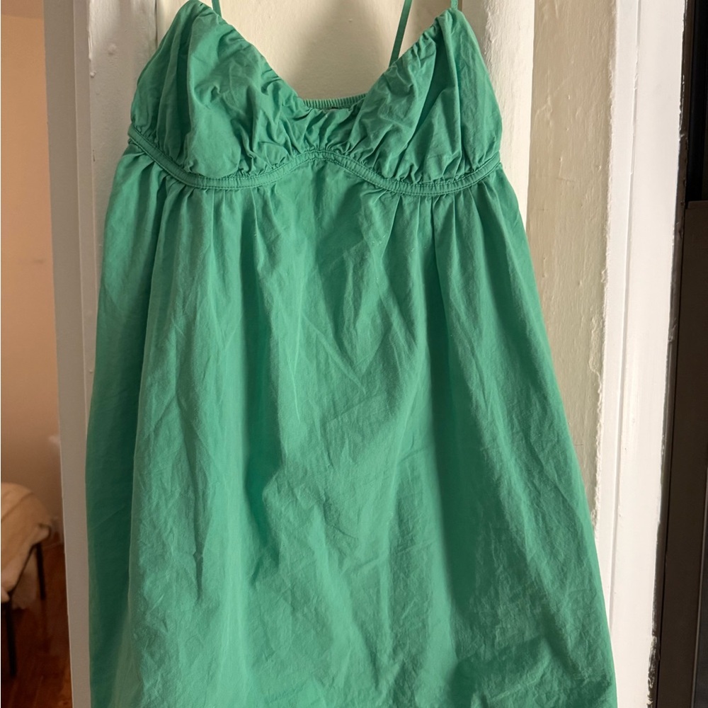 Zara Emerald Green Strappy Blouse